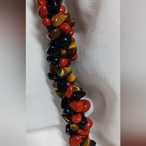 Sajen 925 Sterling Silver Multi Gemstones Necklace - Picture 2 of 8